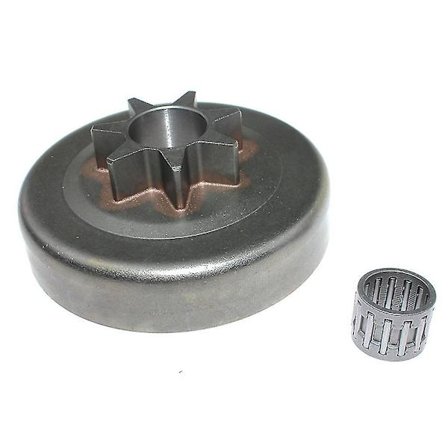 Kytkinrumpu ketjupyörä 0,325 tuumaa 7t Husqvarna 40 45 49 Jonsered 420 425 435 2041 2045 2050 Partner 400 410 450 460 490 -sahoihin