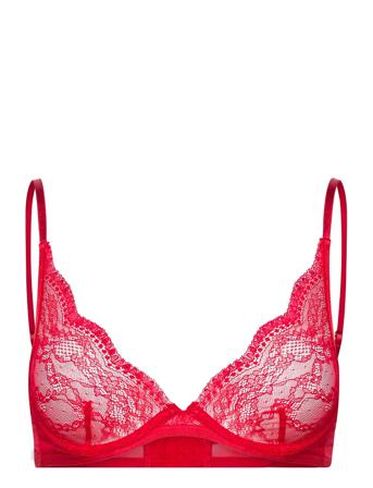 Isabelle Up Lingerie Bras & Tops Plunge Bras Rød Hunkemöller