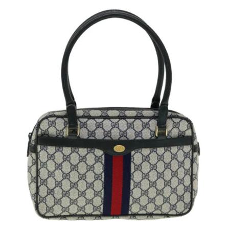 Gucci Vintage, Pre-owned Leather gucci-bags Blauw, Dames, Maat:ONE Size,leer
