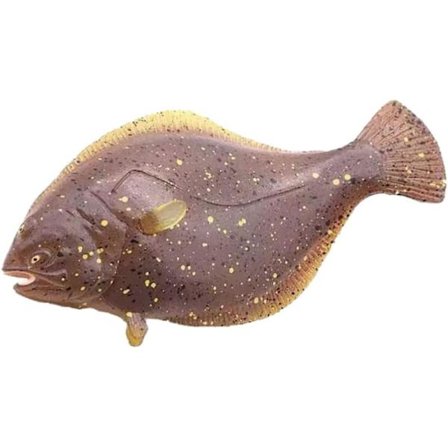 Europeisk Flyndre Havdyr Figur: Plast Fiskefigurer Havets Sjødyr