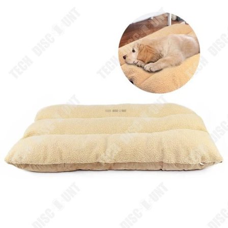 Hundmatta - TD - Tvättbar - Bomull och ull - 75x50cm - Beige