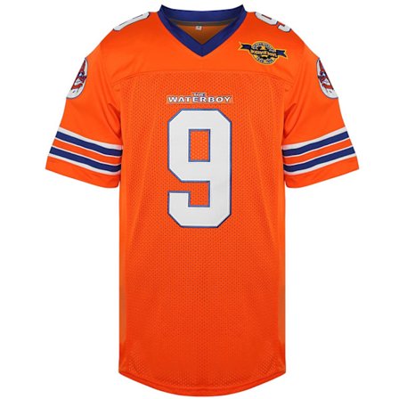Boucher #9 The Waterboy Adam Sandler Movie Mud Dogs Bourbon Bowl Football Jersey SportsT-Shirt Fans Gifts for Men Women Youth,XL