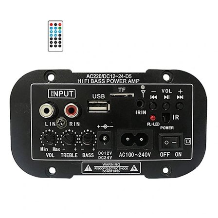 /EA/Usb Tf-spelare Subwoofer-förstärkarkort Bluetooth-kompatibel Stöd Mobiltelefon