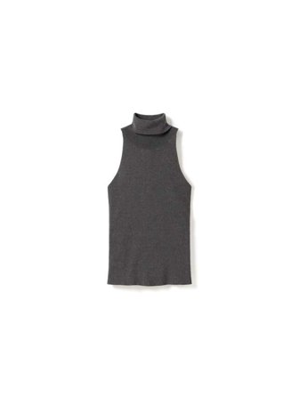 Noella Lajoia Knit Top - Medium Grey Mel. T-shirts & toppar Dam Grå L