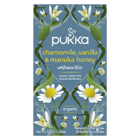 Pukka Örtte Chamomile Vanilla & Manuka Honey EKO 20 st Tillbehör Dam 20p