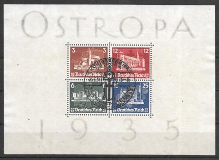 Tyske Rige 1935 - AFA 571-574 - Stemplet