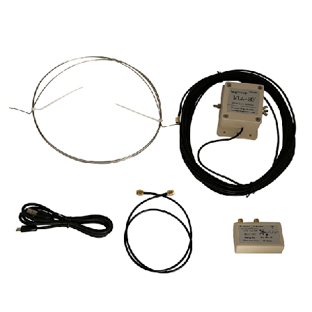 MLA-30+ Plus 0,5-30MHz Medium Short Wave Antenne Utendørs Tak- Aktiv mottaksløkkeantenne 500kHz-30MHz Kit-Lav støy
