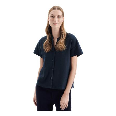 Seidensticker Slip Over Blouse Regular fit , Blauw , Dames , Maat: M