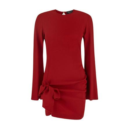 Blumarine, Ruches Dress Czerwony, Kobieta, Rozmiar: S