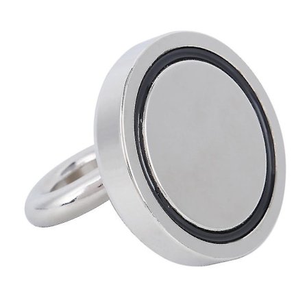 Vinterkampagne, magnetisk fiskekrog hardware værktøjstilbehør med 20 meter rødt reb N35