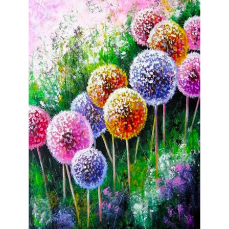 30x40cm 5D DIY timanttimaalaus täydellinen, sarja Pissenlit#H, DIY Diamon