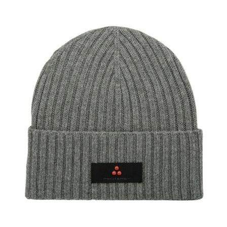Peuterey, Sisto Uni Beanie Mélange Grijs, unisex, Maat:M