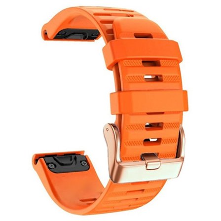 Garmin Fenix ​​​​7S/6S/5S/Instinct 2S etc. Silicone Watch Band - Orange