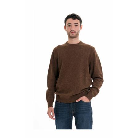 Barbour, Round-neck Knitwear Bruin, Heren, Maat:XL