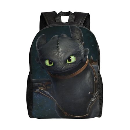 Børne Rygsæk Sådan Træner Du Din Drage Tandløs Rygsæk Vandafvisende College Skoletasker Bogtaske Rejser Vandreture Camping Dagstursrygsæk til Voksne 