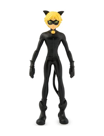Flexfigs 1 Pack - Miraculous Cat Noir Patterned Flexfigs