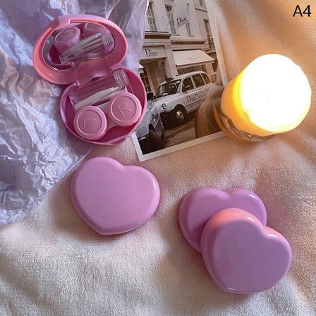 Travel Color Kontaktlinser Box for Eyes Tool Kit Kvinnor Tjej He