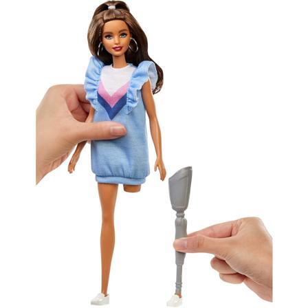 Barbie Fashionistas Doll #121 Docka Med Protesben Gyb08 Multifärg