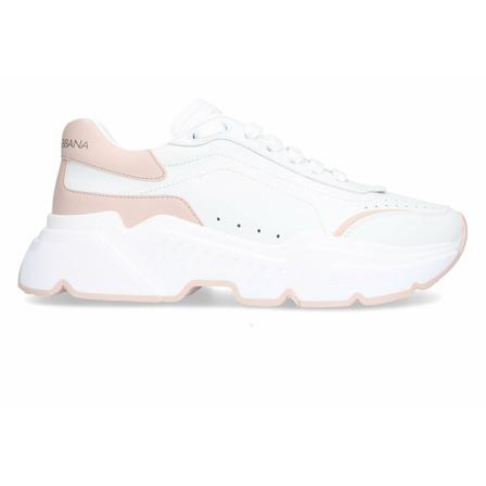 Dolce & Gabbana Sneakers low Daymaster Kalbsleder Hvid, Dame, Størrelse: 39 EU