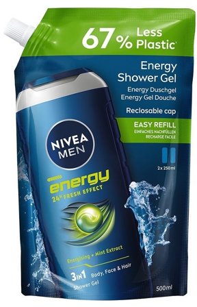 Nivea Men Doccia Shampoo Energy Docciaschiuma Uomo Energizzante