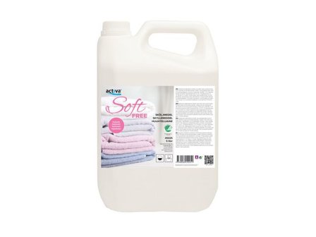 Activa Sköljmedel Soft Free 5L - Lyreco - Städ och hygien - Tvättmedel och klädvård - Sköljmedel