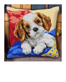 Broderipakke Pute Hundevalp - Orchidea