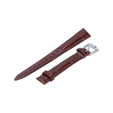 Armbåndsur Rem Spenne Klokkebånd Erstatning Unisex Klokkerem Tilbehør Brun12mm / 0.47in