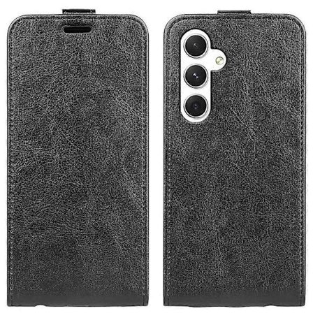 Pystysuuntainen läppä nahkakotelo korttipaikalla Samsung Galaxy S24 - [DB] Multicolor Black
