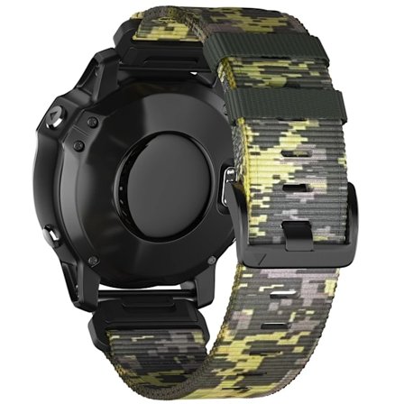 22 26 mm Nylon Militærrem Til GARMIN FENIX7 7X PRO 6 6X Blød Slidstærk Remkrop Til 965 Instinktiv Udskiftning