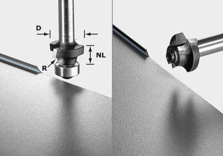 Festool S8 HW R3 D22-KL OFK Avrundningsfräs, Maskintillbehör & förbrukning