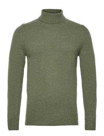 Lasse Sweater Knitwear Turtlenecks Grøn Urban Pi Ers