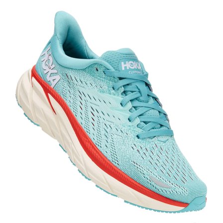 Hoka One One Women's Clifton 8 Wide Women Running shoes Blue 36 2/3