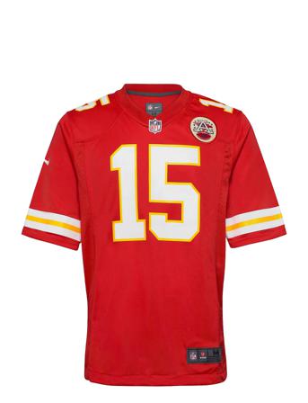 Kansas City Chiefs Nike Game Team Colour Jersey - Player Mahomes 15 T-shirt Rød NIKE Fan Gear