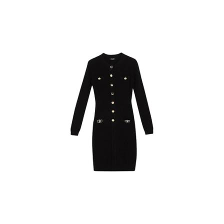 Liu Jo, Dress Zwart, Dames, Maat:L