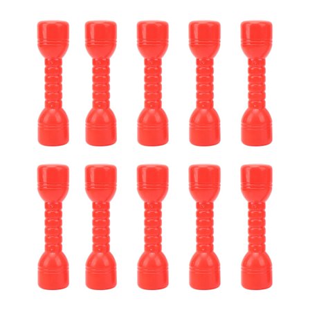 10 kpl Lasten Käsipainot Leikki ABS Muovi Turvallinen Anti Deformaatio Lapset Käsipainot Fitness Leikki Punainen