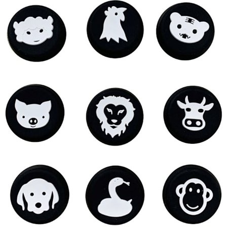 9 i 1 Controller Rocker Cap Animal Cap Anti-Slip Rocker Protective Cap för Controller / / XboxSeriesX / S / ONE