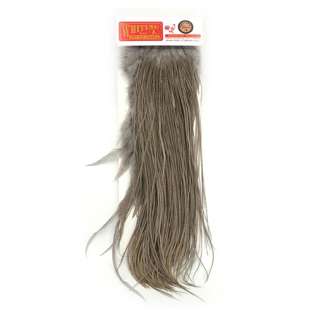 Whiting Bronze Saddle White dyed Medium Dun