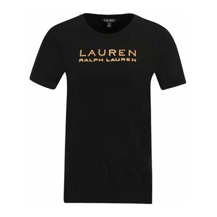 Ralph Lauren T-Shirts , Zwart , Dames , Maat: M