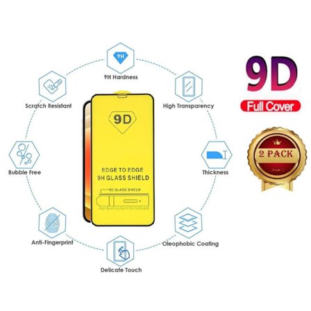 2 KPL- 9D Näytönsuoja OnePLUS Nord 10T/10R/ 10 PRO 5G (6.7 tuumaa)
