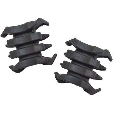 1 Par bueskyting Krabbe Compoundbue Stabilisator Gummi Bue Vibrasjons Lem Demper Demping Utendørs Jakt Skyting (Svart)