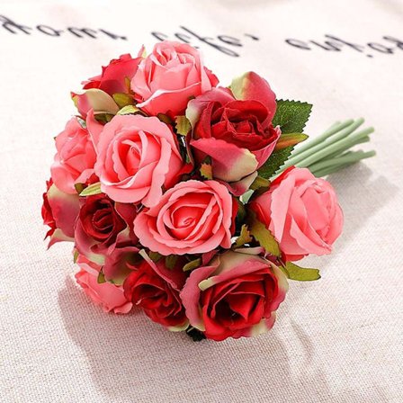 Konstgjorda blommor Fake Rose FÄRG 5 FÄRG 5