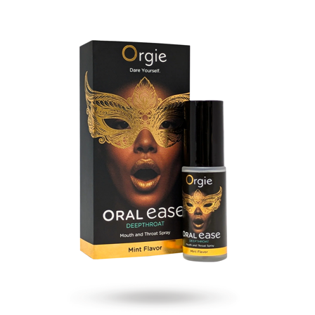 Oral Ease Deepthroat - Mouth and Throat Spray 15ml- Vuxen.se - Smaksatt & ätbart - Massageoljor, ätbar body paint, bj blast, bj spray
