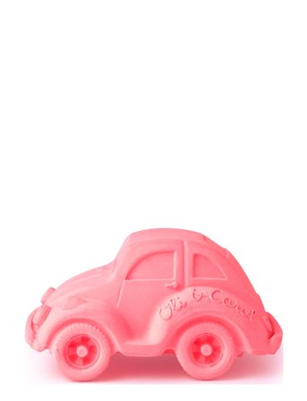 OLI & CAROL Small Beetle Car - Pink - 8.7X 5.5X 4.5CM