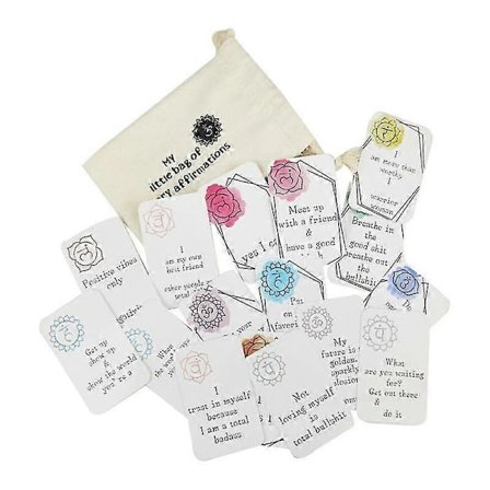 16 kpl/setti Vahvistuskortti Hauska Itseparannus Säilytyspussilla Paras Ystävä Itsearvon Lahja