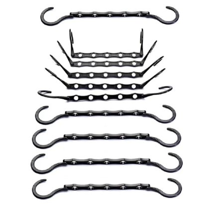 10 stk. pladsbesparende magiske bøjler Smart Space Saver Closet Or