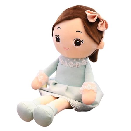 40 cm Sweet Rag Dolls Exquisite Rag Doll Toy Girls Sleeping Toy Soft Rag Doll Pillow Gifts for Room Decoration
