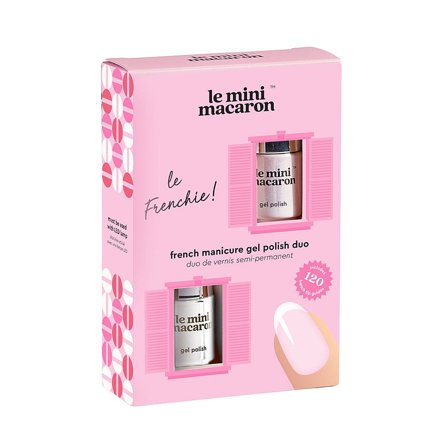 Le mini macaron Le Frenchie French Manicure Gel Polish Duo 2 x 5 ml, Makeup, Nail Art, Nail Art Sæt