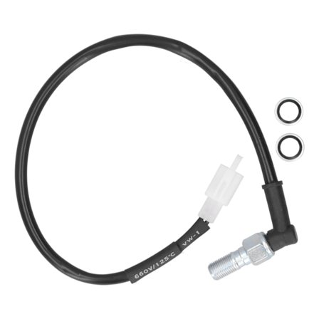 Hydraulisk tryk bremselyskontakt M10x1.0 Bolte Pitch til enkeltlinje hydraulisk bremsesystem (med stik)