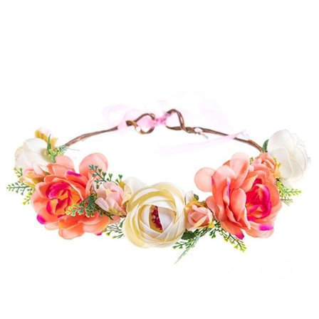Kukkapanta Bohemian Flowers Wreath ORANSSI