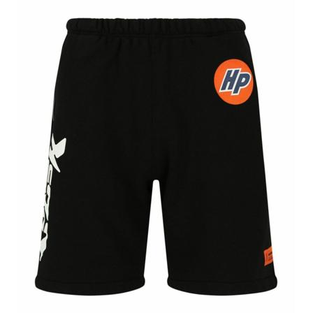Heron Preston, Logo HP Techno Cotton Shorts Czarny, Mężczyzna, Rozmiar: M